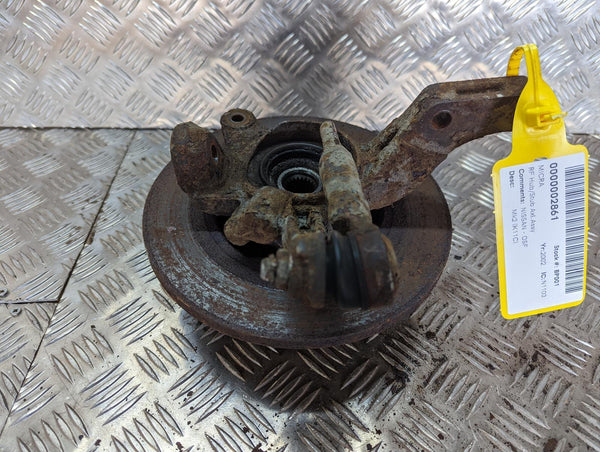 NISSAN MICRA - Driver Front RF OS Hub Stub 98-03