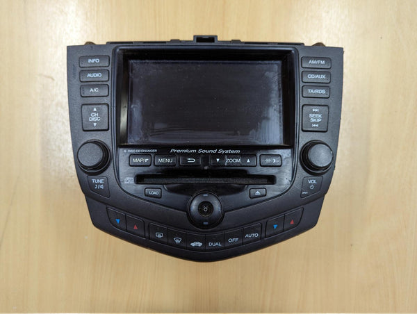 HONDA ACCORD - Radio/CD/Stereo Head Unit 03-08