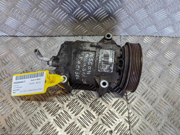 NISSAN QASHQAI 2008 AC Air Con Compressor 1.5 Diesel 07-14